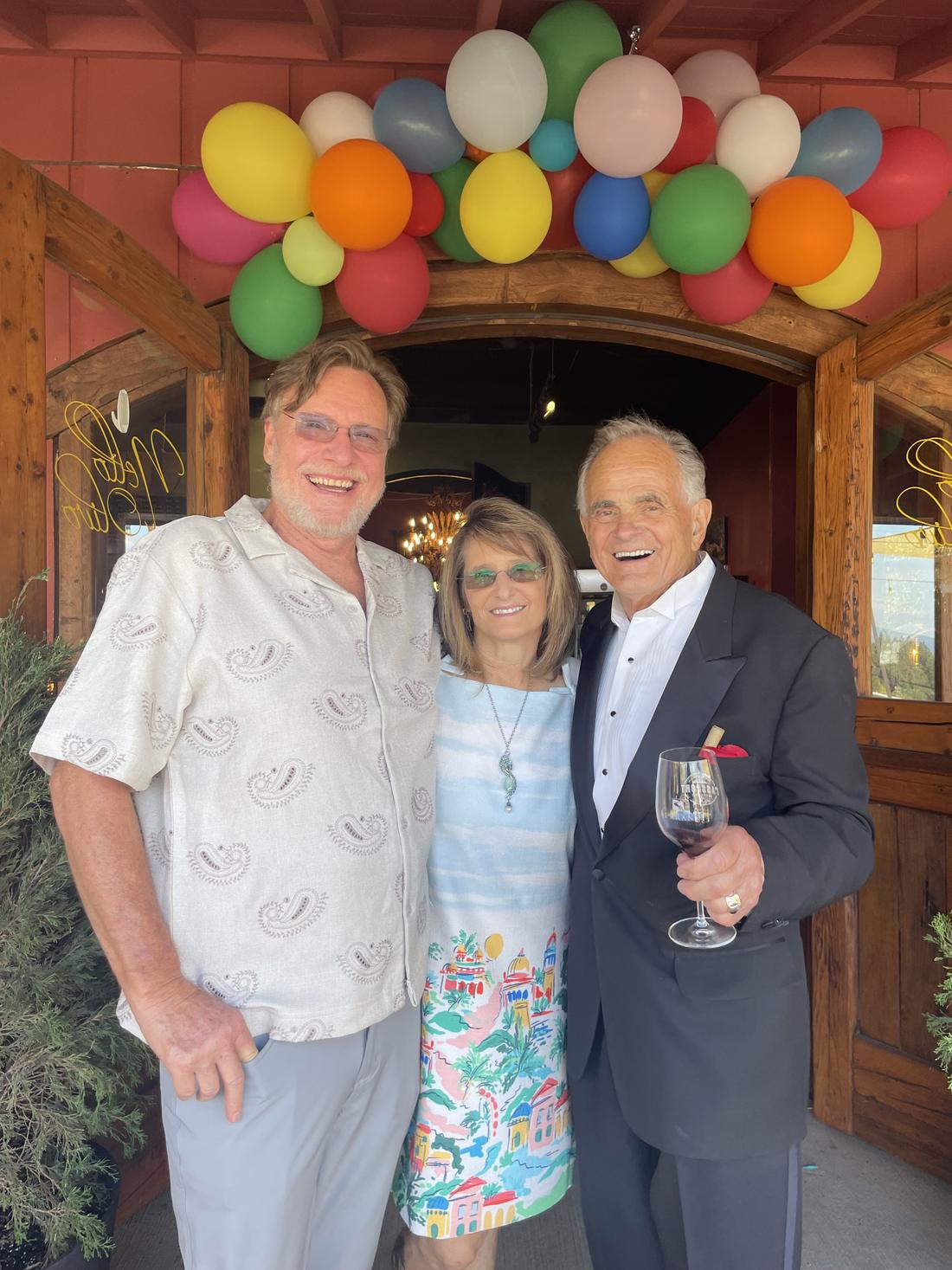 Wine Mob members at a winery event