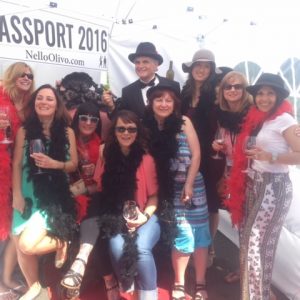 Members of the wine mob with Nello Olivo at Passport