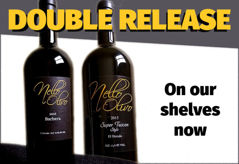 Two great Nello Olivo wines...Barbera 2016 and Super Tuscan 2015