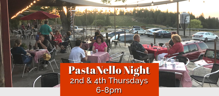 Nello Olivo's PastaNello Night on 2nd and 4th Thursdays