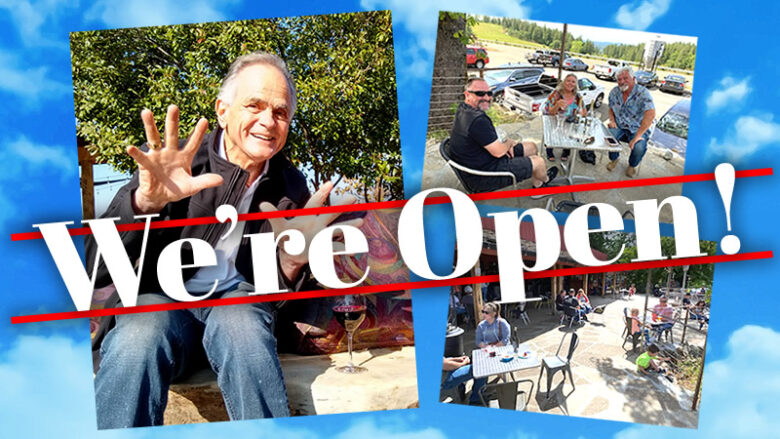 Nello Olivo says We're Open