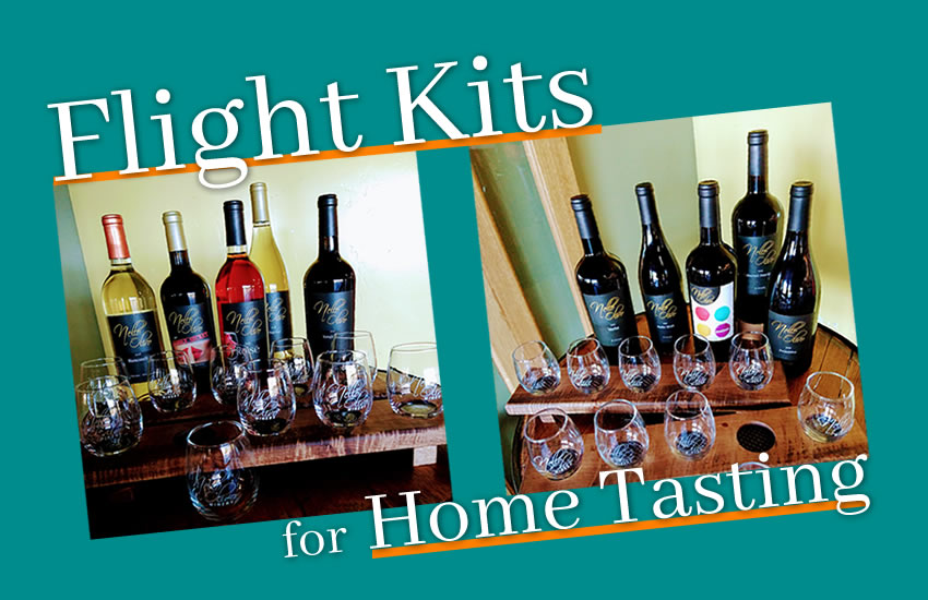 Nello Olivo Flight Kits, bottles, glasses, wood flight trays