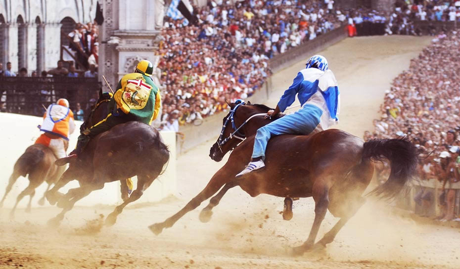 Horses races, Il Palio in Siena