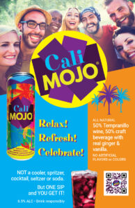 Information about CaliMojo, Relax, Refresh, Celebrate.