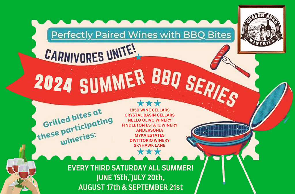 Carson Road Wineries Summer BBQ series