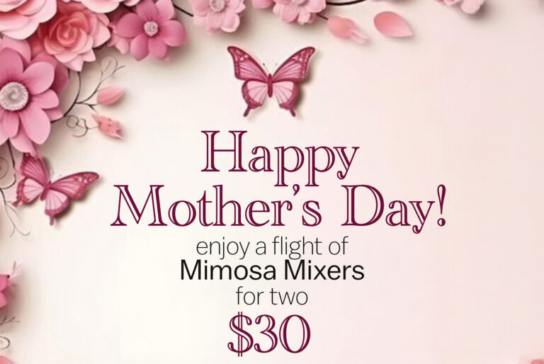 Happy Mother's Day flowers and butterlies