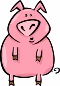 Cartoon pig